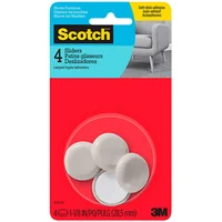 Deslizadores Scotch, 4 Piezas, 2.5 cm