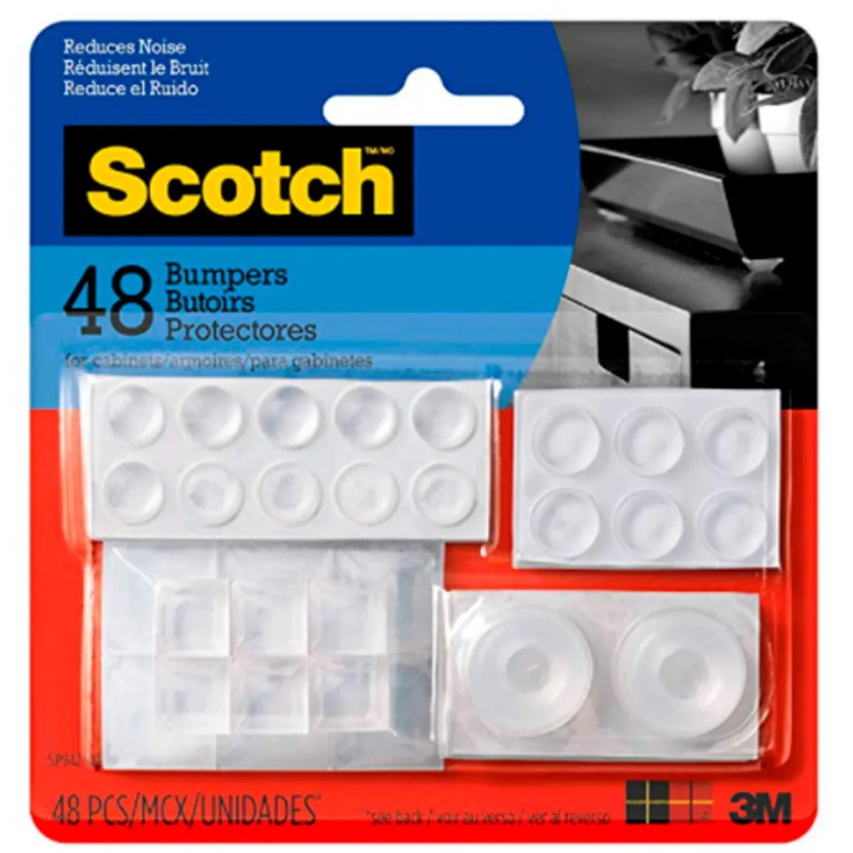 Scotch - Protectores Anti-impacto para Muebles Scotch 12 piezas
