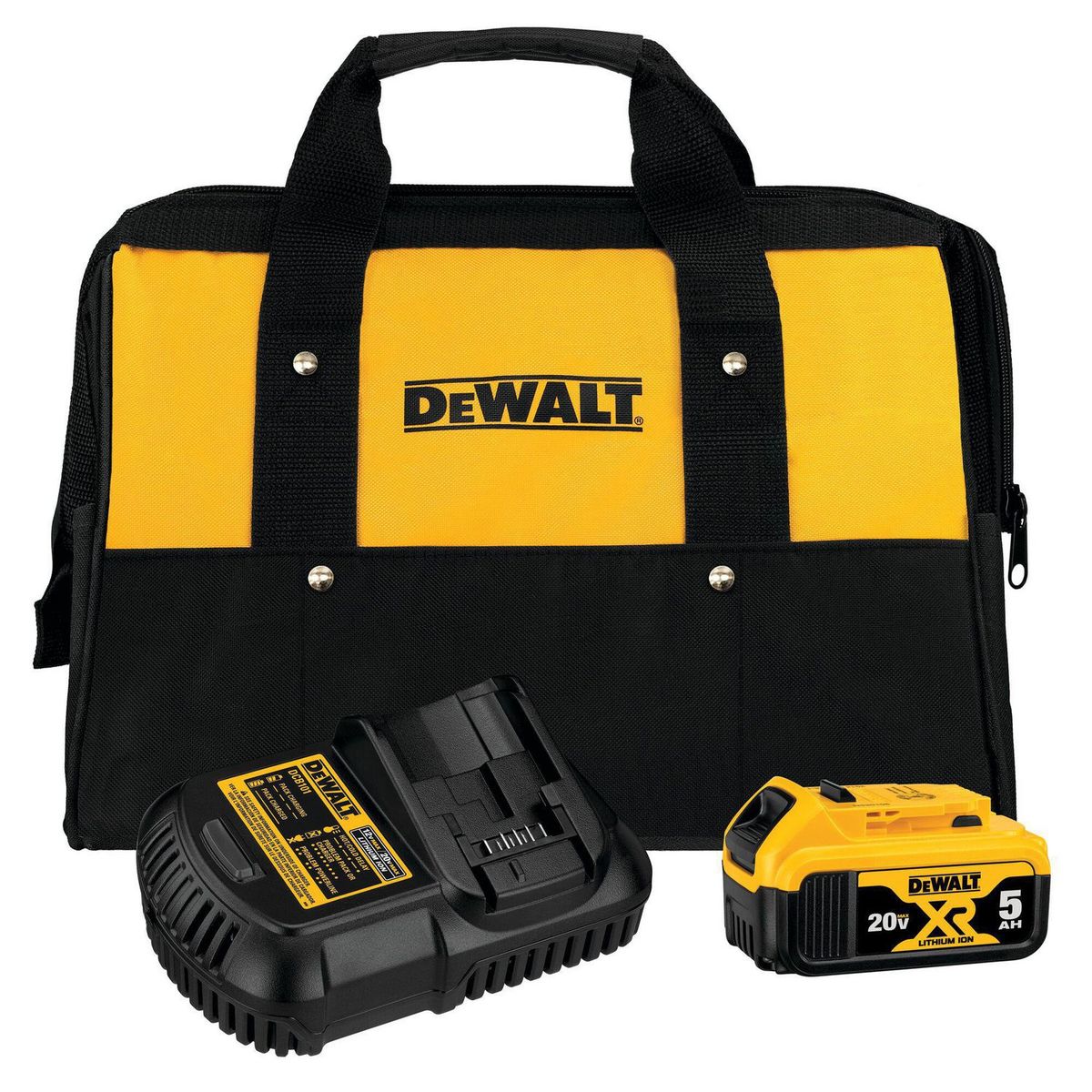 Dewalt - Starter Kit Bateria + Cargador 20V 5.0Ah DEWALT