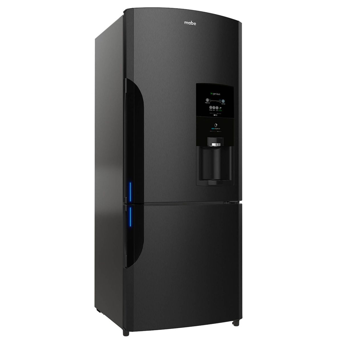 Mabe - Refrigerador Mabe 19 pies3 Bottom Freezer Negro Rmb520Ibmrp1