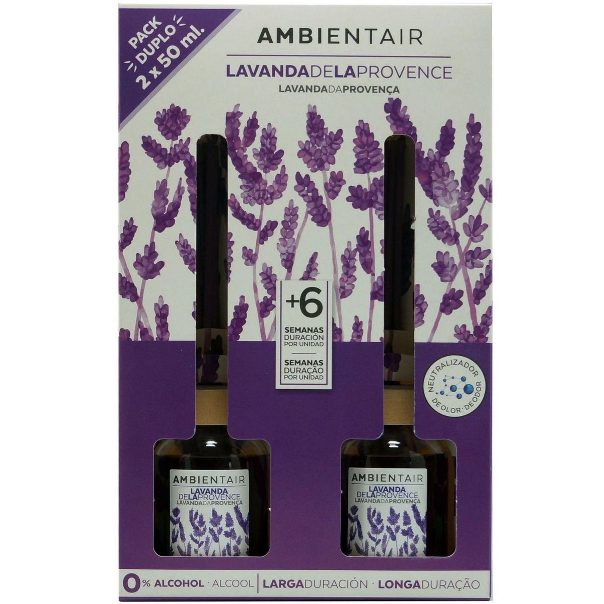 Ambientair - Set Difusor Lavanda 50ml