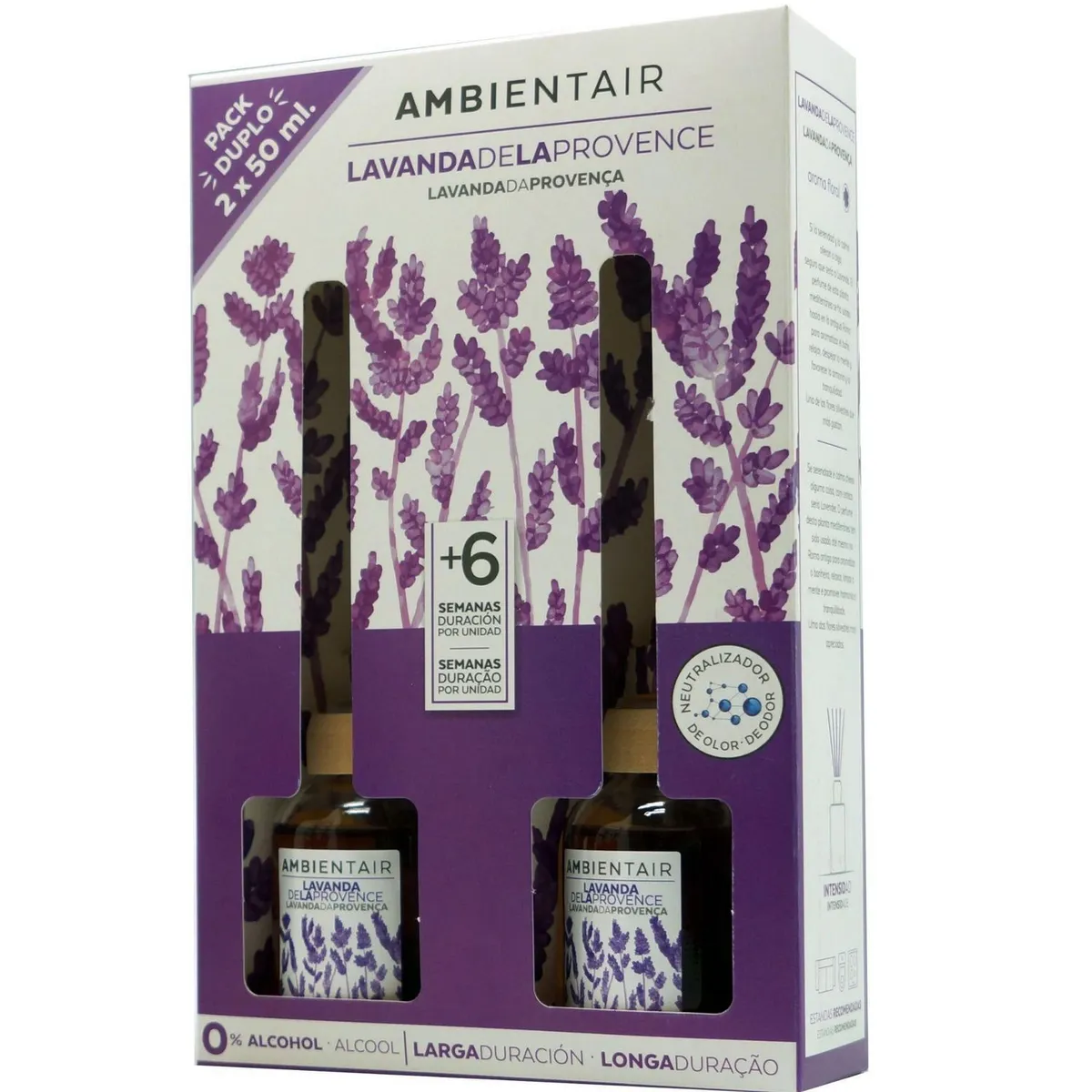 Ambientair - Set Difusor Lavanda 50ml