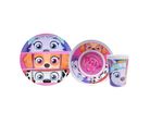 Juego 3 piezas Paw Patrol Niña (plato / tazón / vaso)