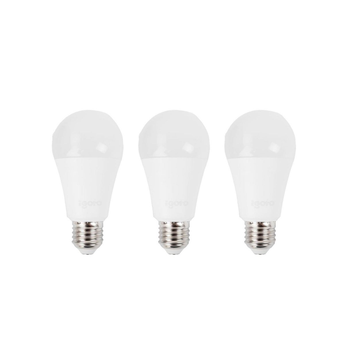 Igoto - Pack de 3 Focos Led A60
