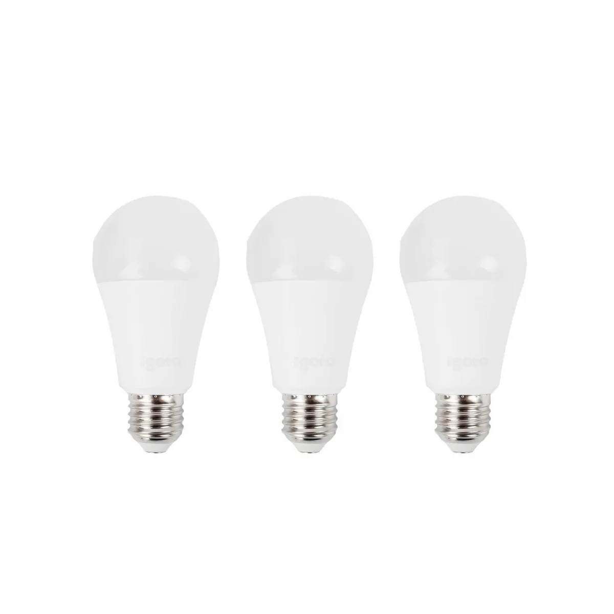 Pack de 3 Focos Led A60, marca Igoto - Foto 2