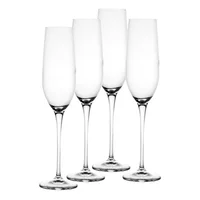 Juego 4 copas flauta 215 ml Spazio