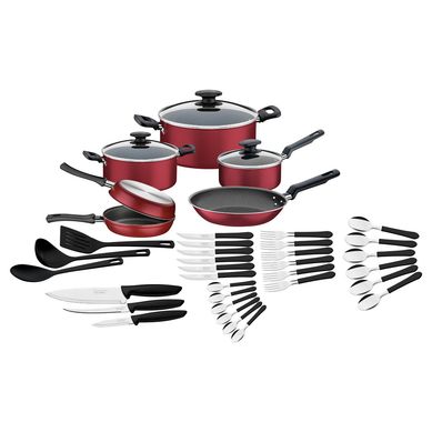 Bater�a de cocina roja 38 piezas Berl�n