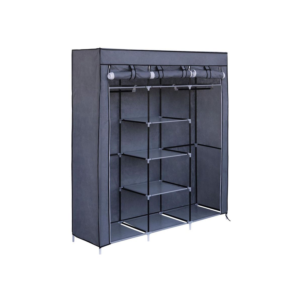 AG Box - Armario de tela gris