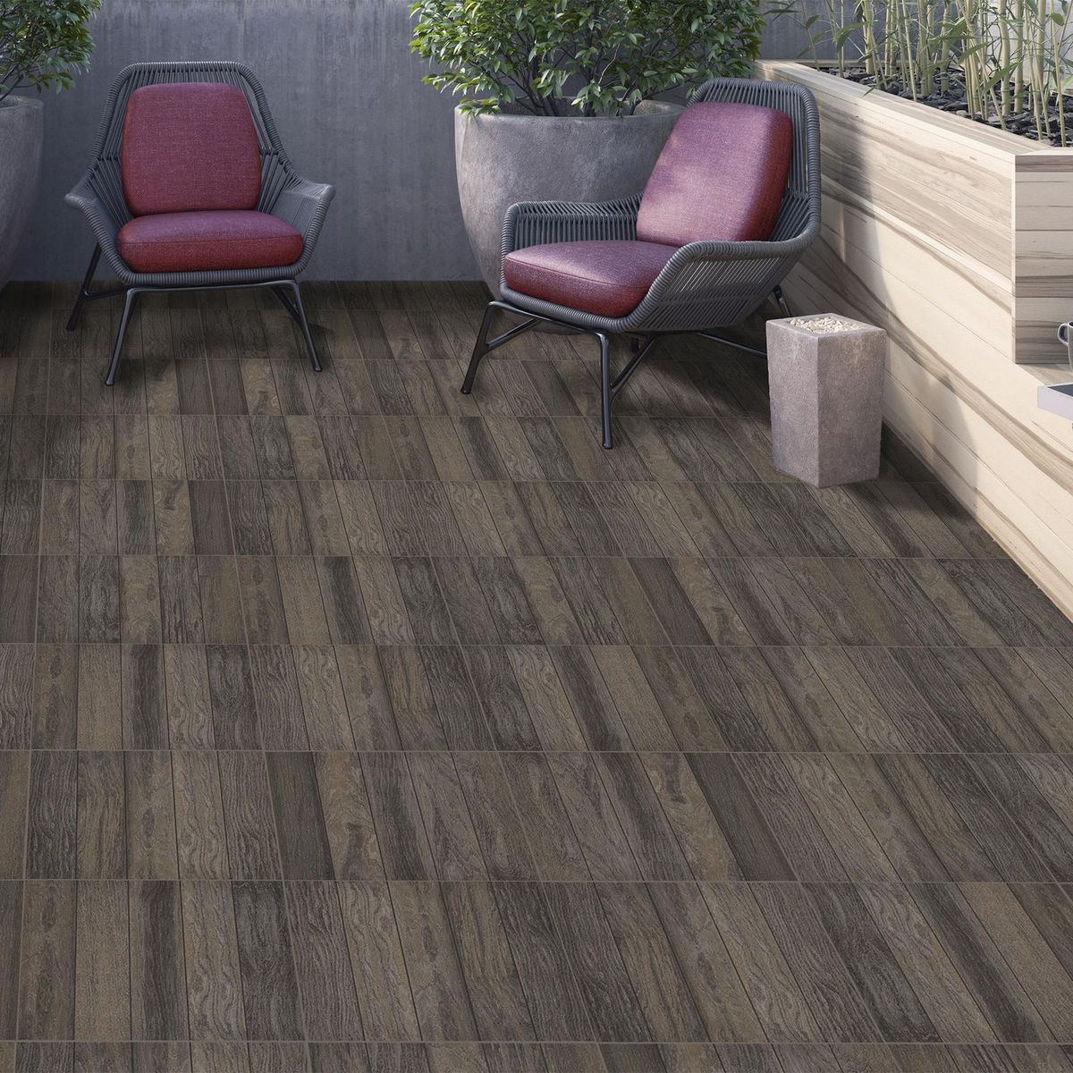 Mohawk - Piso Cerámico Terracota Café 45x45 cm 1.63