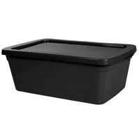 Caja plástica Eco Line  11 litros negra