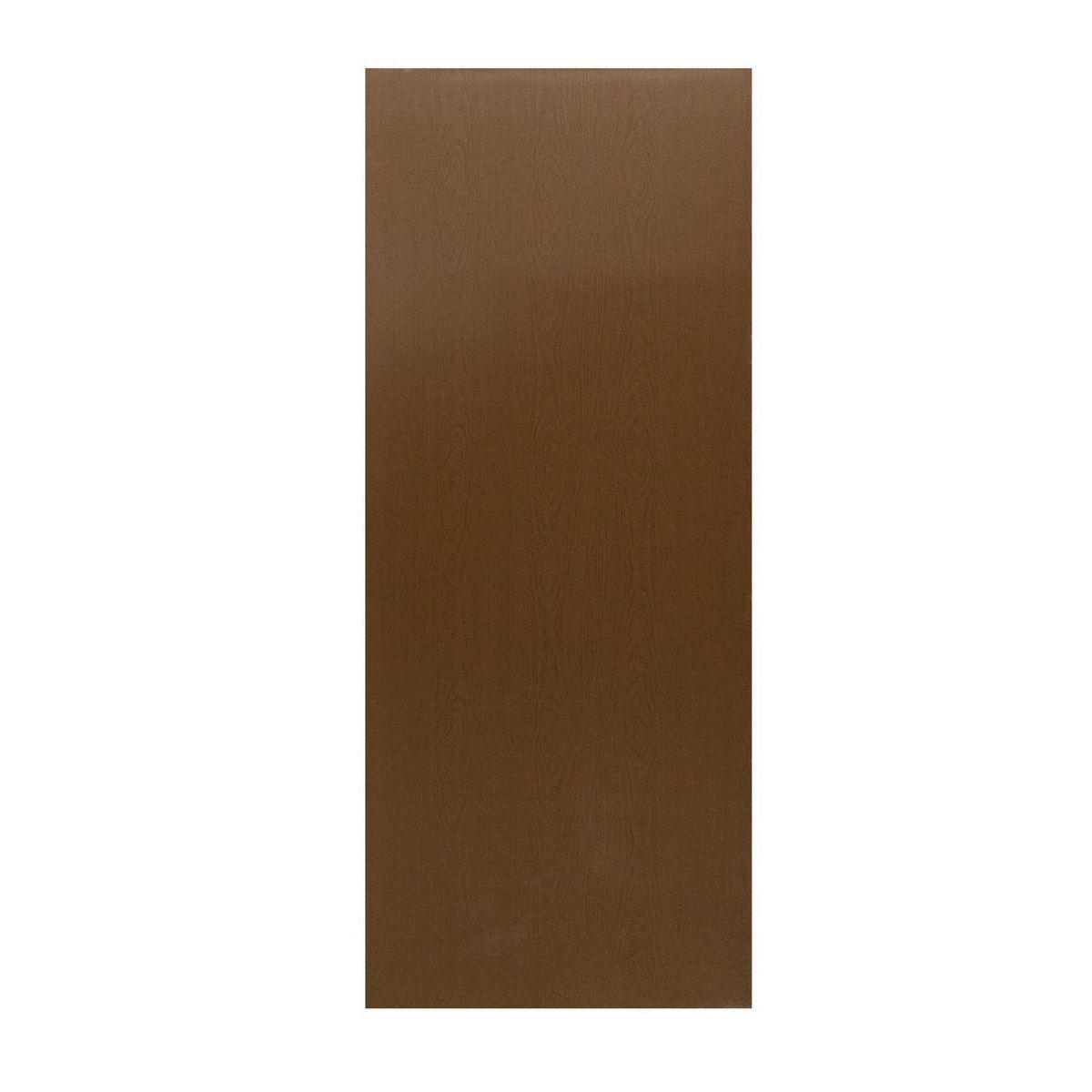 Puerta de Acero Lisa de 80 x 213cm Castaño, marca Provepuertas - Foto 2