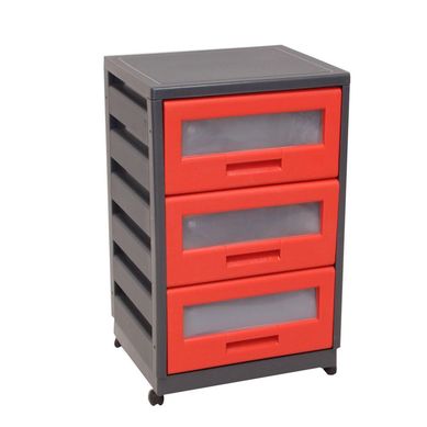 Organizador 3 cajones con ruedas