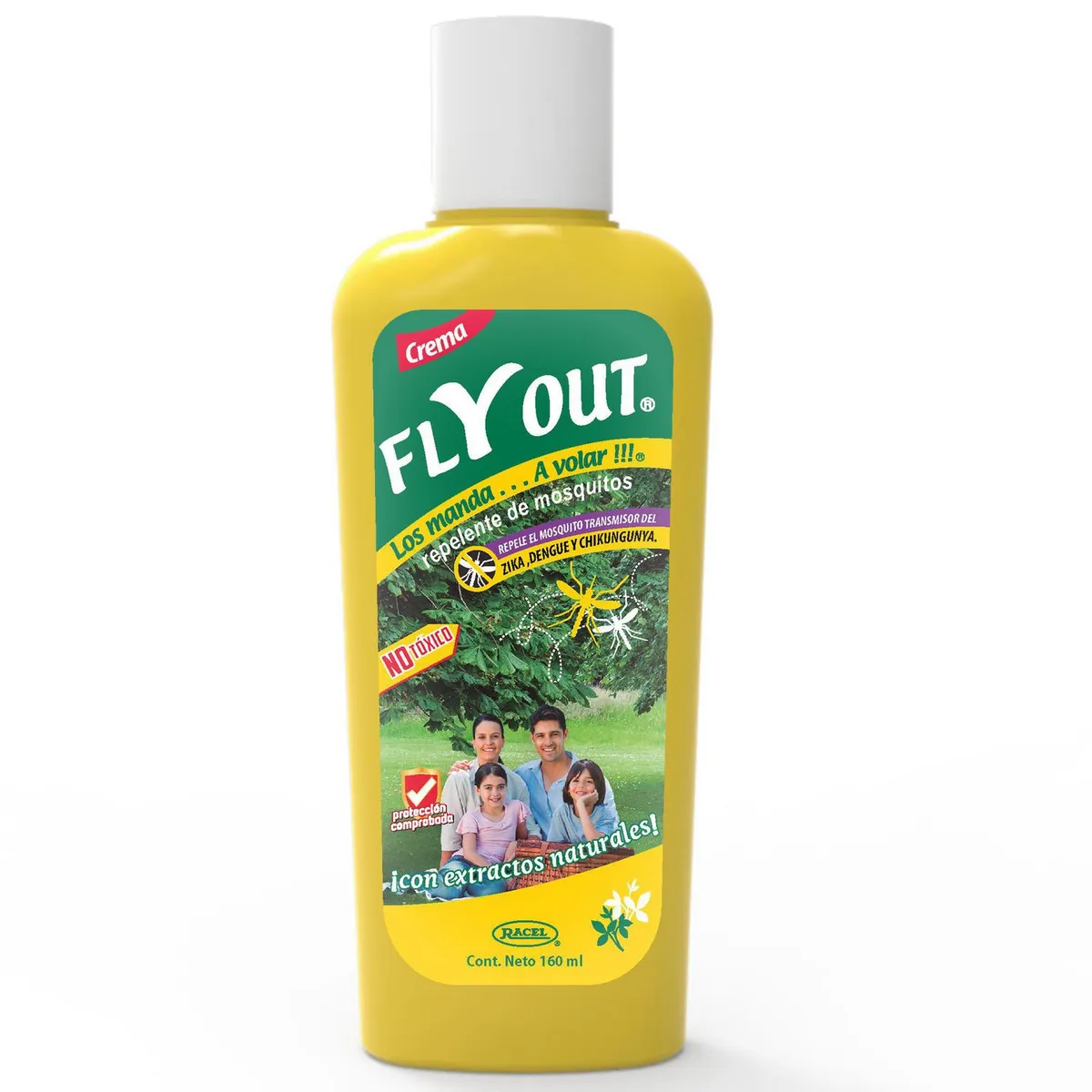 Fly Out - Fly Out Repelente de Insectos Crema 160 ml