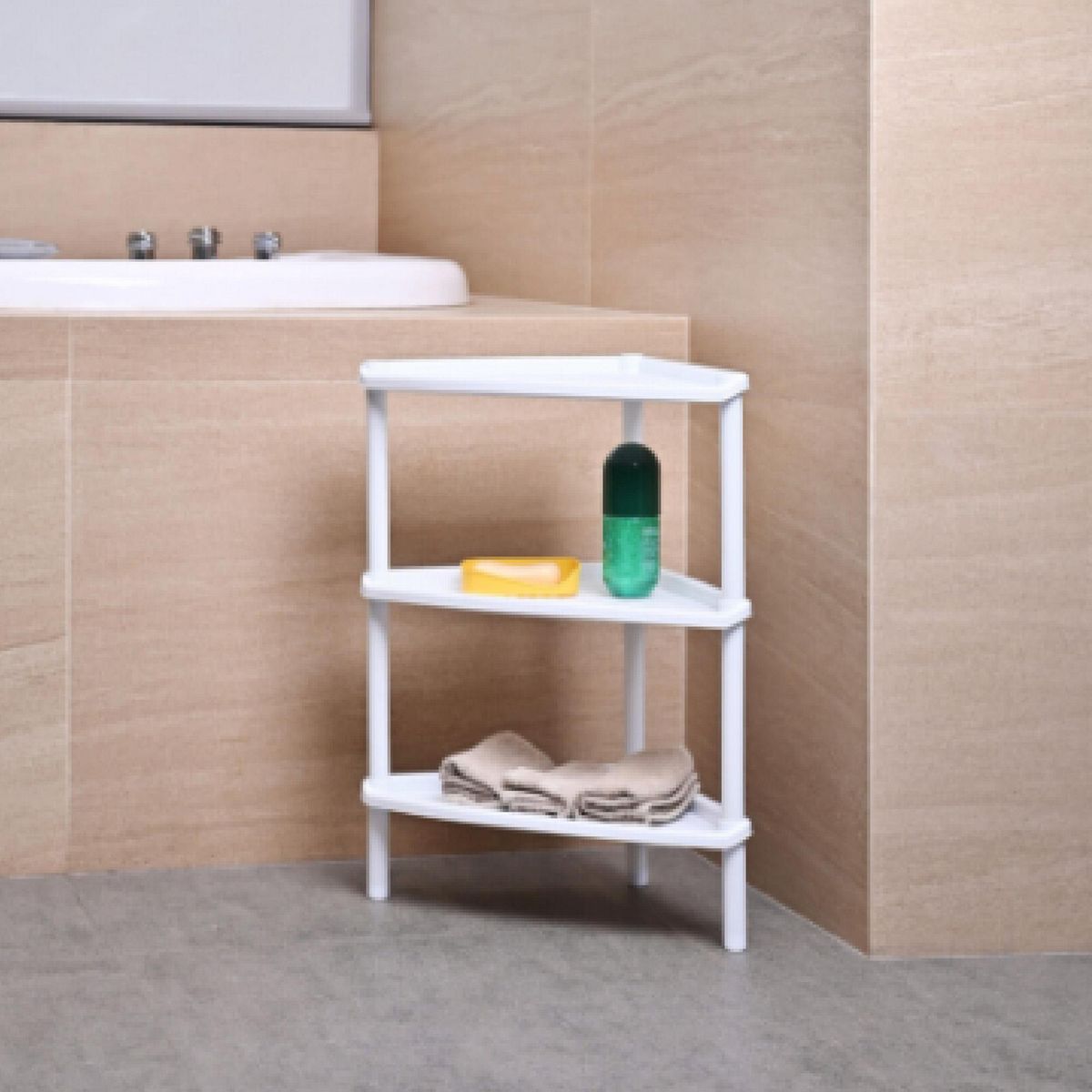 Italhome - Esquinero 3 niveles blanco