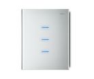 Apagador Triple Inteligente Wifi Blanco 200W por Circuito