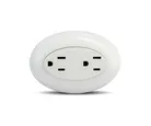 Contacto Doble Sobrepuesto de 15 Amp Blanco 125V