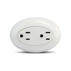 Contacto Doble Sobrepuesto de 15 Amp Blanco 125V