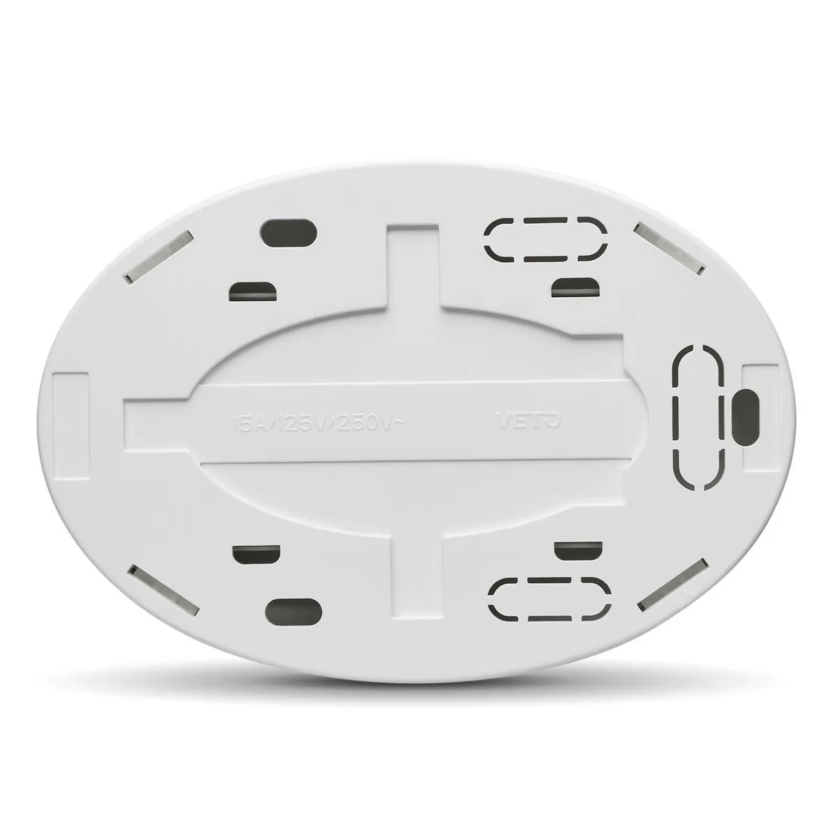 Contacto Doble Sobrepuesto de 15 Amp Blanco 125V, marca Veto - Foto 2