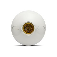Socket Plafón para Focos con Rosquilla Tipo E27 Blanco 125 / 250V 1A