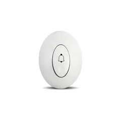 Botón de Timbre Sobrepuesto de 10 Amp Blanco 125V/250V