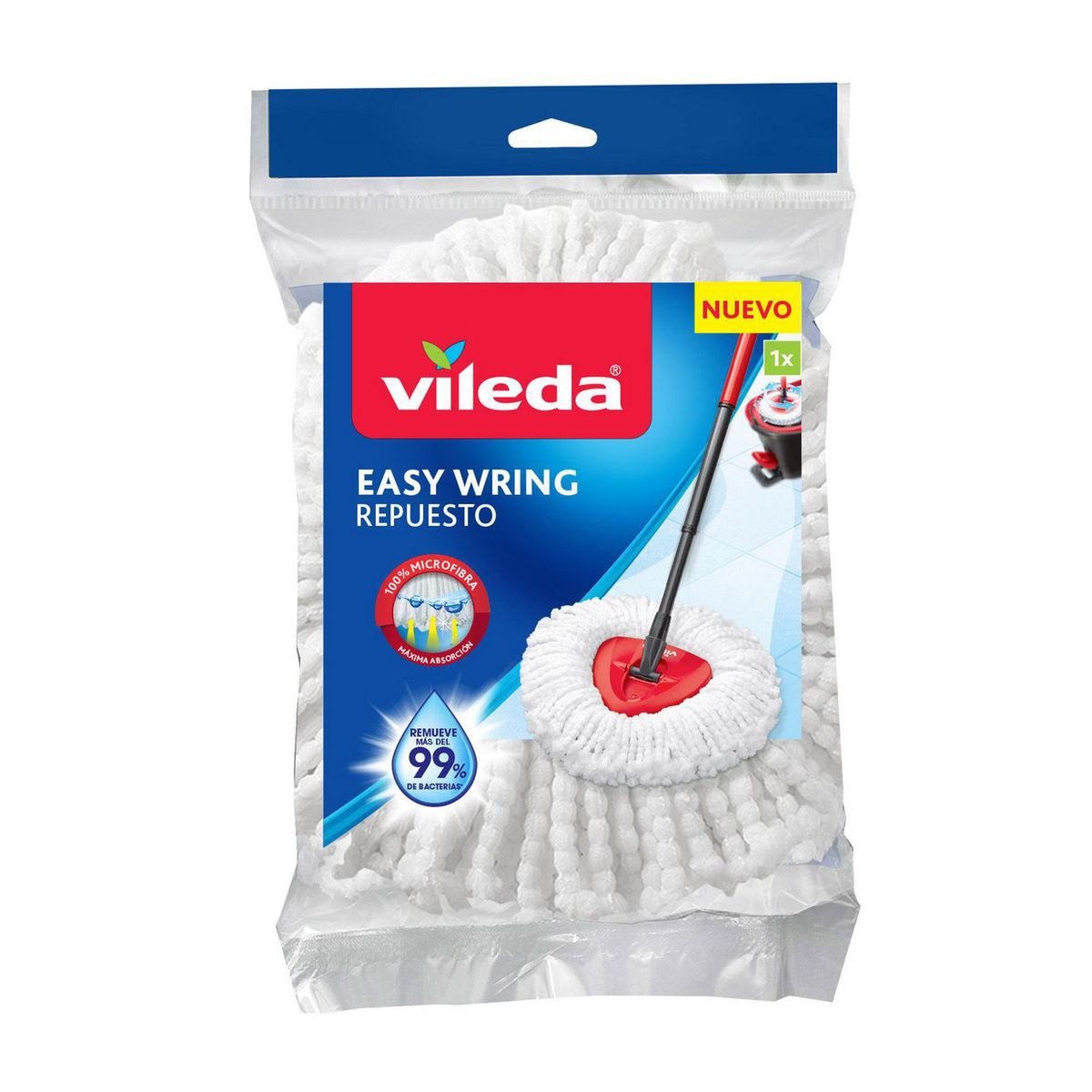 Vileda - Repuesto Mop Easy Wring