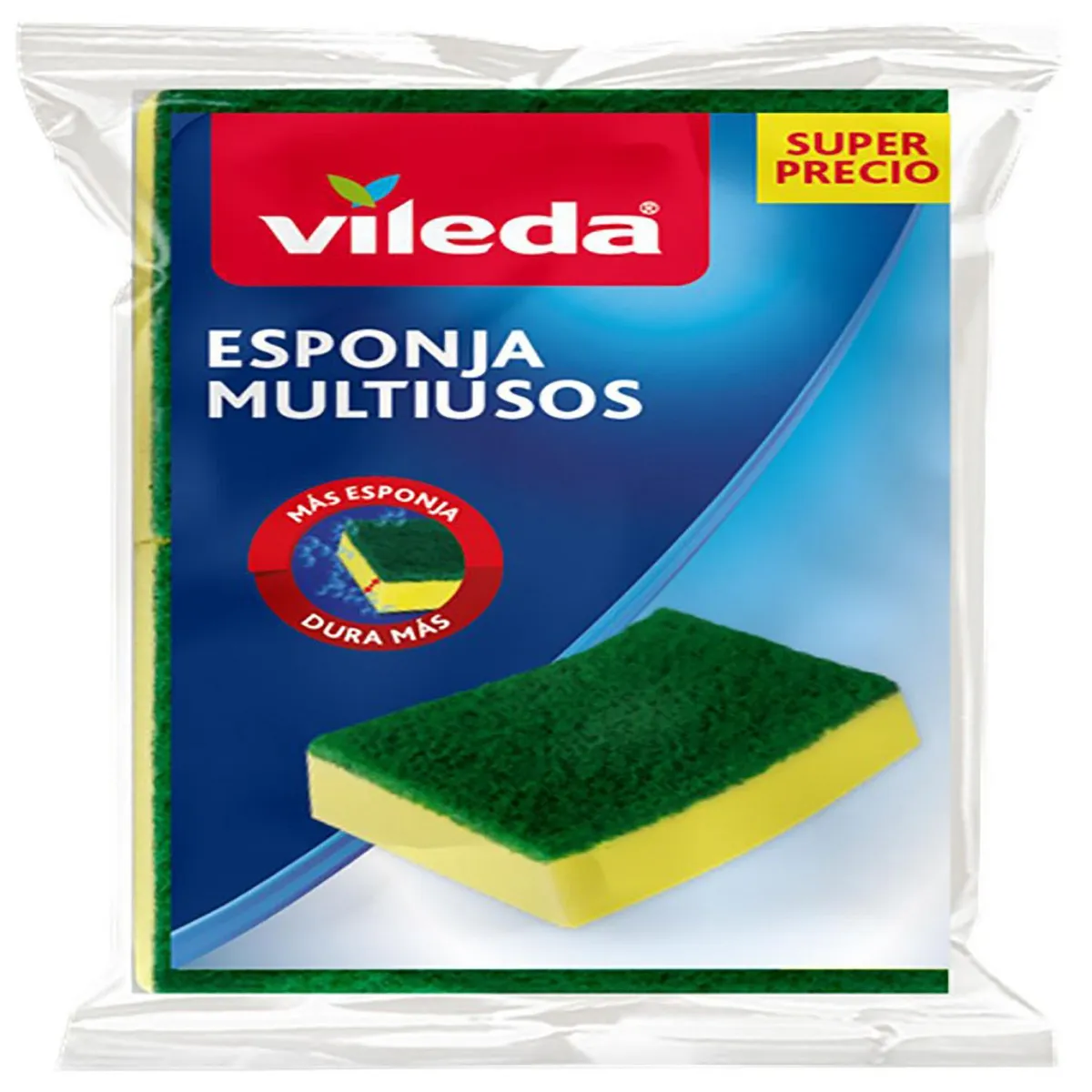 Vileda - Fibra Esponja Multiusos 1 Pack Vileda