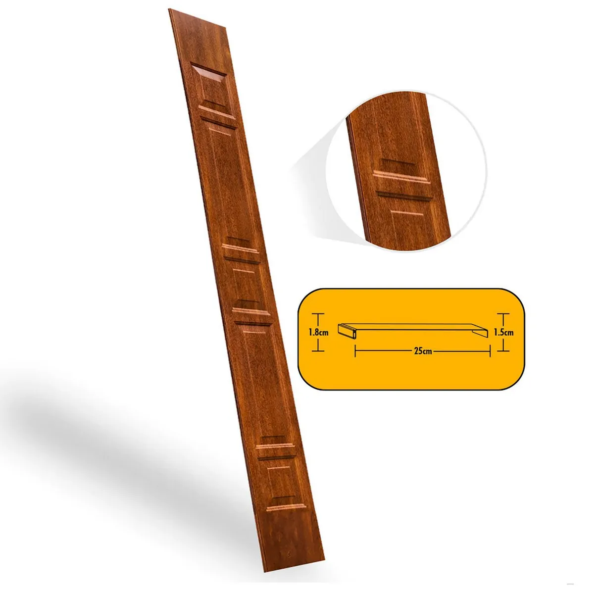 Lamitec Elegance Roble 1.83m x 25cm, marca MERIDIAN PRO - Foto Principal