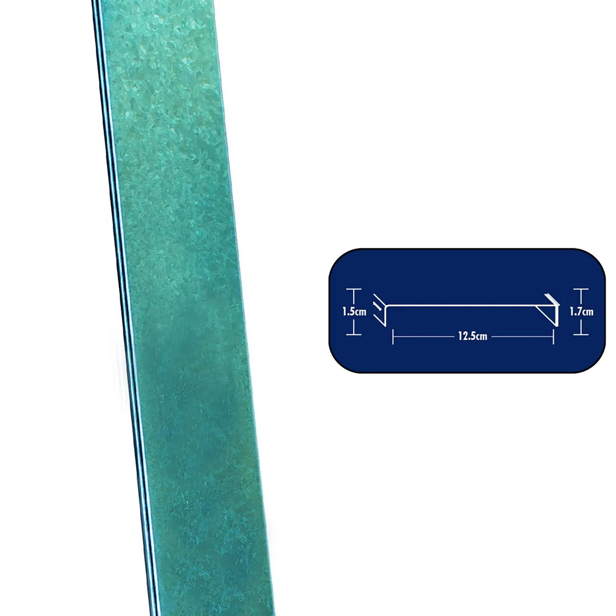 Duelatec Galvanizado 3.05mx12.5cm, marca MERIDIAN PRO - Foto Principal