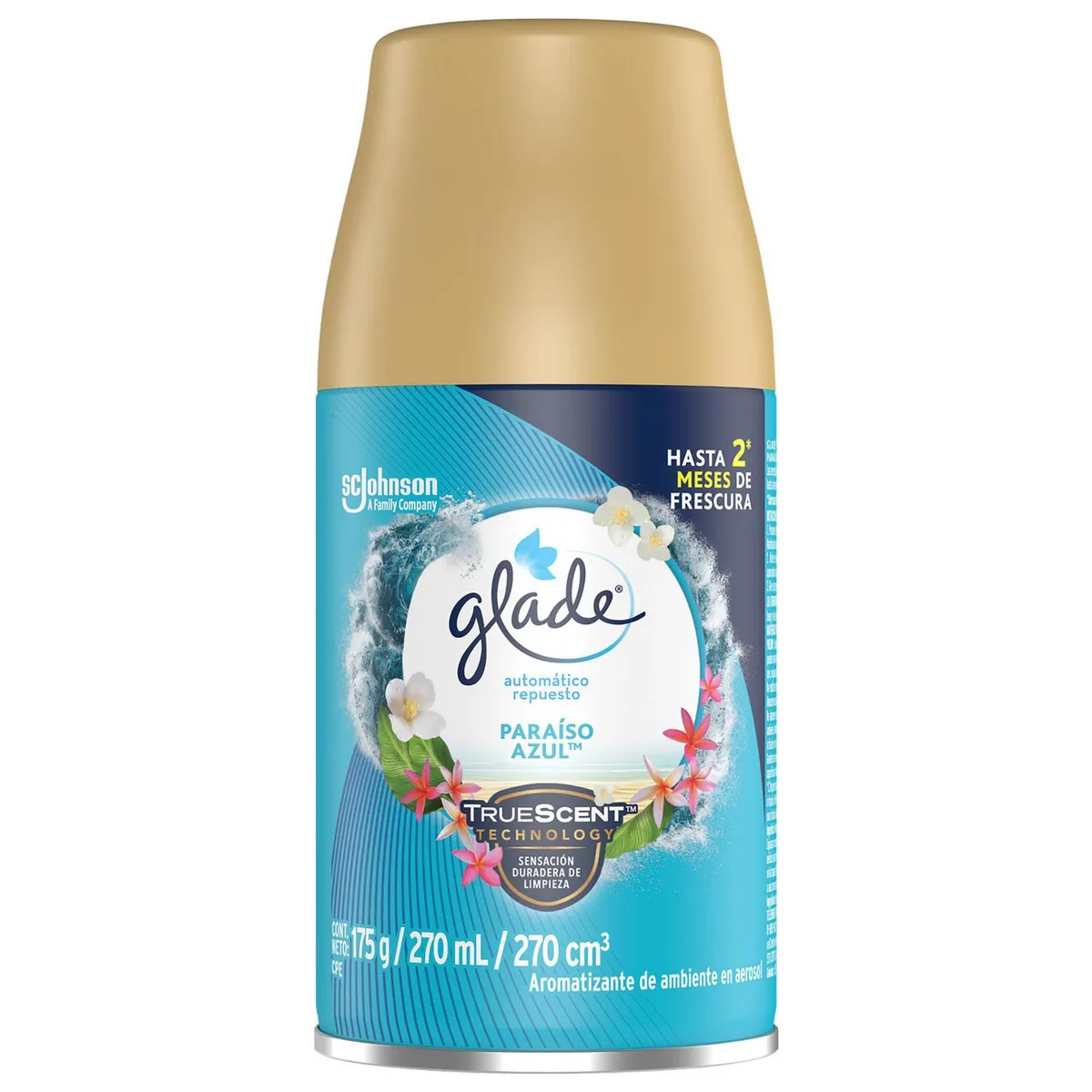 Repuesto Automático Paraíso azul 175 gr, marca Glade - Foto Principal