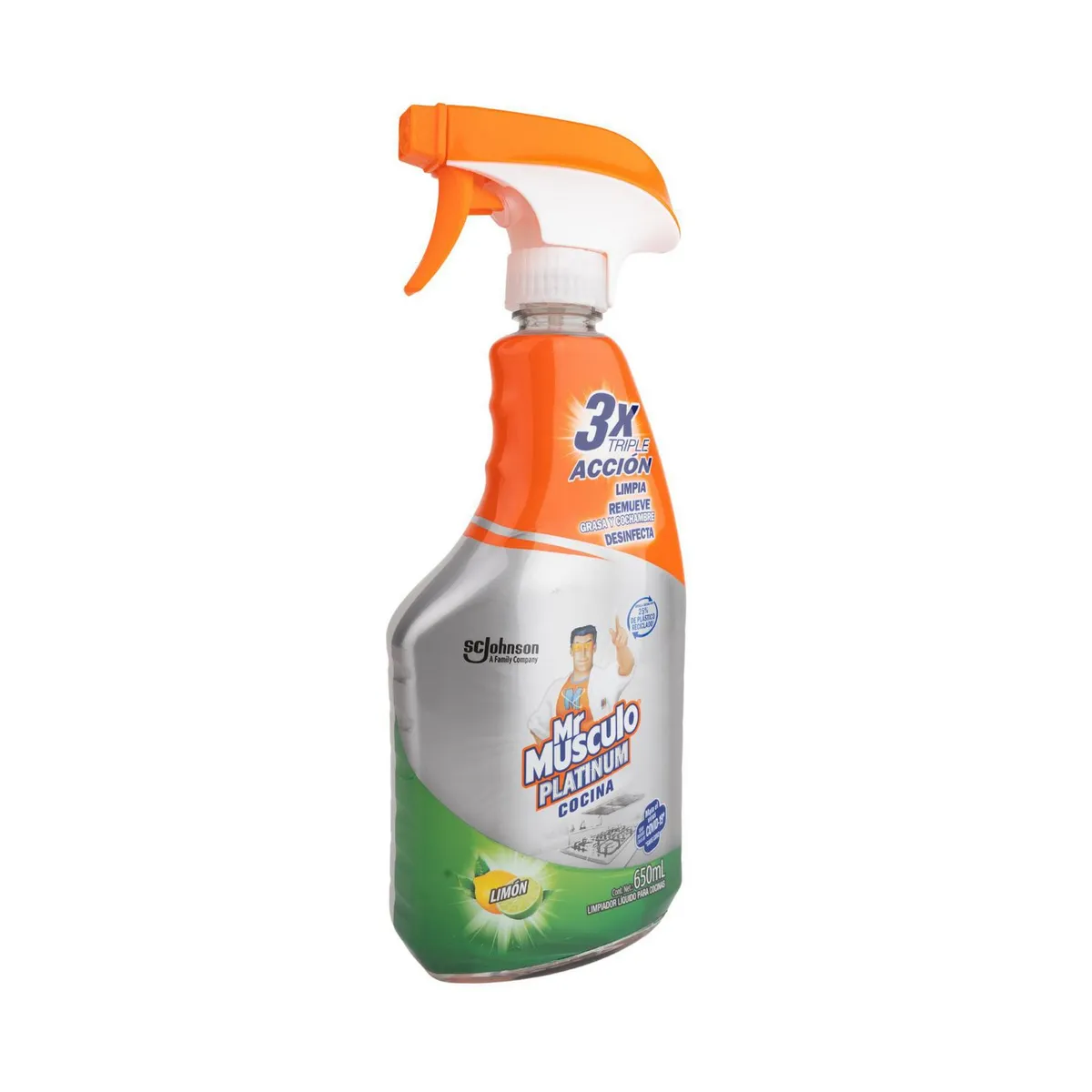 Limpiador Atomizador de Cocinas Platinum 650 ml, marca Mr Musculo - Foto 2