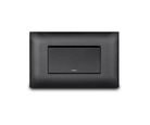 Apagador Simple con Luz Piloto Armado con Placa Vive, Negro