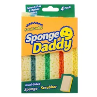 Fibra más esponja Sponge Daddy con 4 Piezas