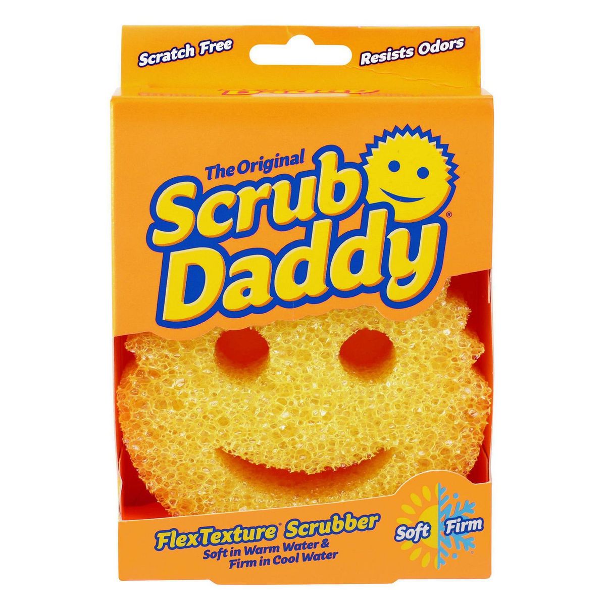 Fibra más esponja Scrub Mommy Naranja, marca Scrub daddy - Foto Principal
