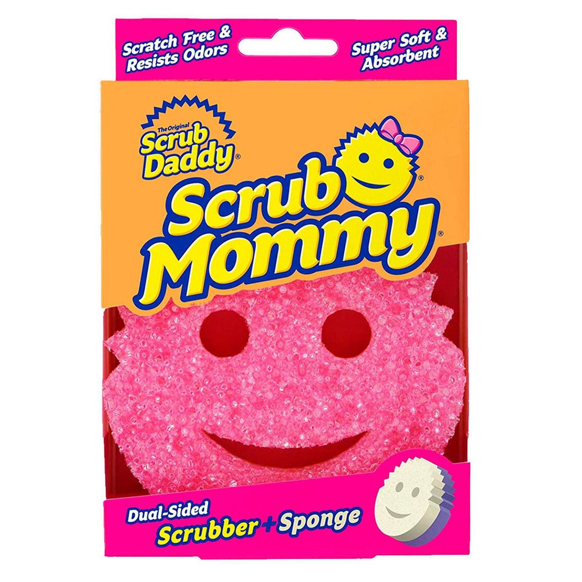Fibra más esponja Scrub Mommy Rosa, marca Scrub daddy - Foto Principal