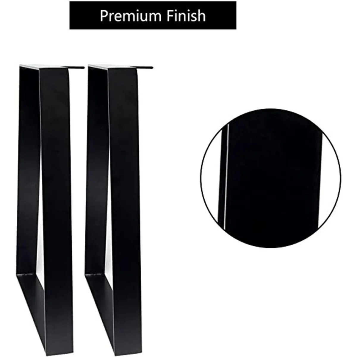 Fixser - Patas para Mesa Trapezoides 40 cm 2 Piezas