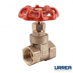Válvula de compuerta roscable de 1/2"