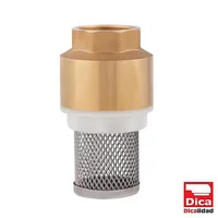 Válvula de pie o pichancha con canastilla de acero inoxidable c.19
