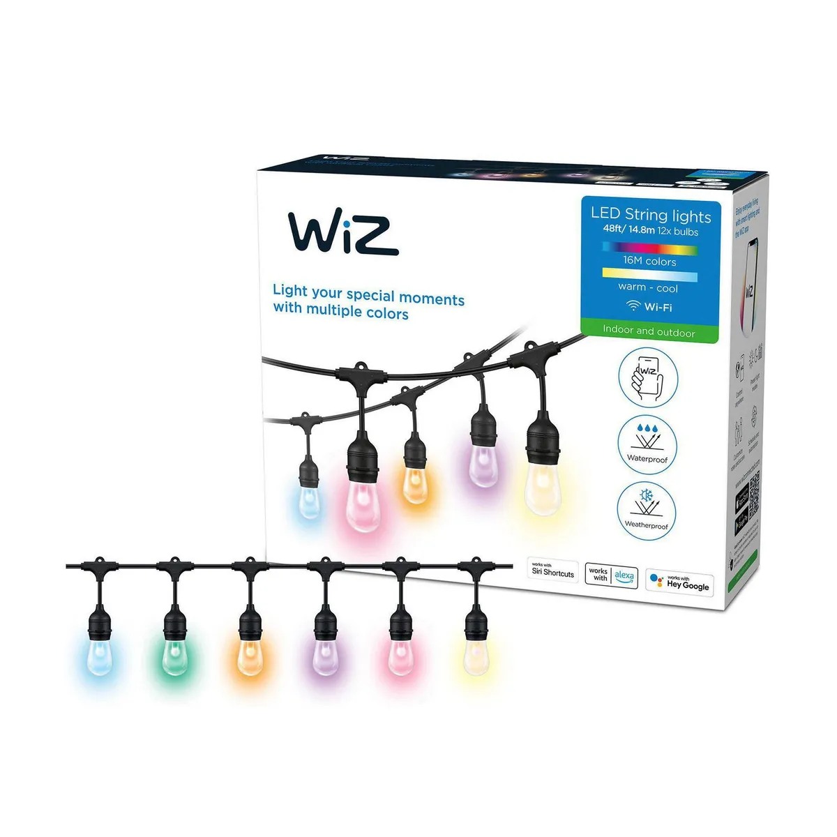 Serie de Luces Wiz 12 Luces 14 m, marca Wiz - Foto Principal