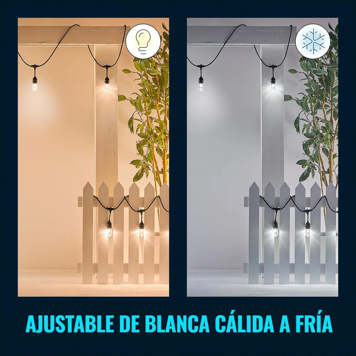 Serie de Luces Wiz 12 Luces 14 m, marca Wiz - Foto 2