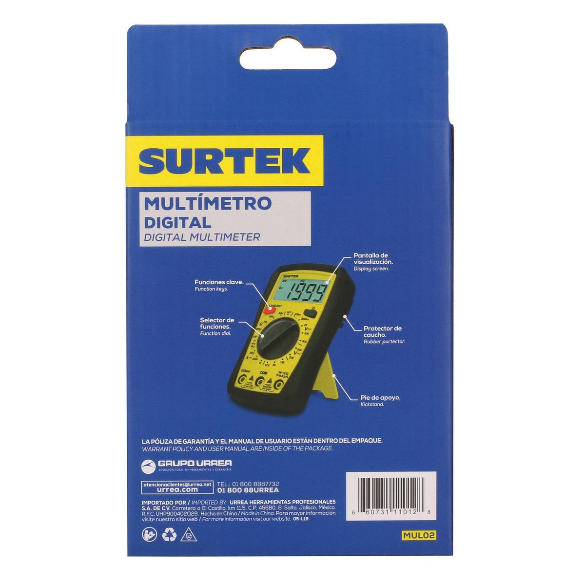 Multimetro Digital, marca Surtek - Foto 2