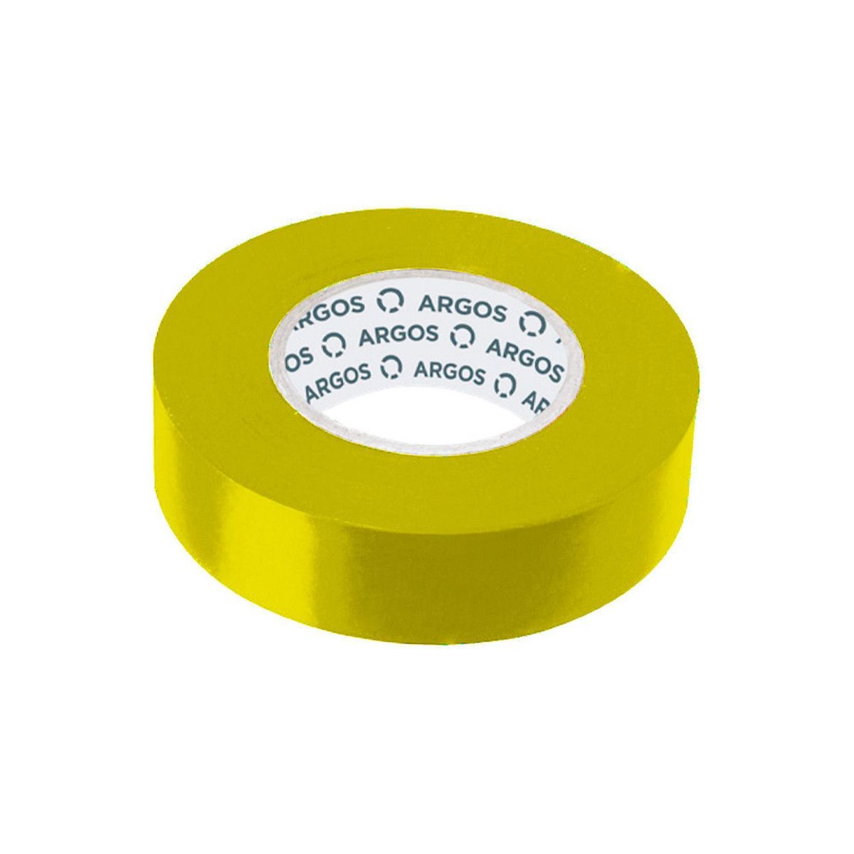 Argos - Cinta Aislante de Vinil 19 mm x 18M Amarilla