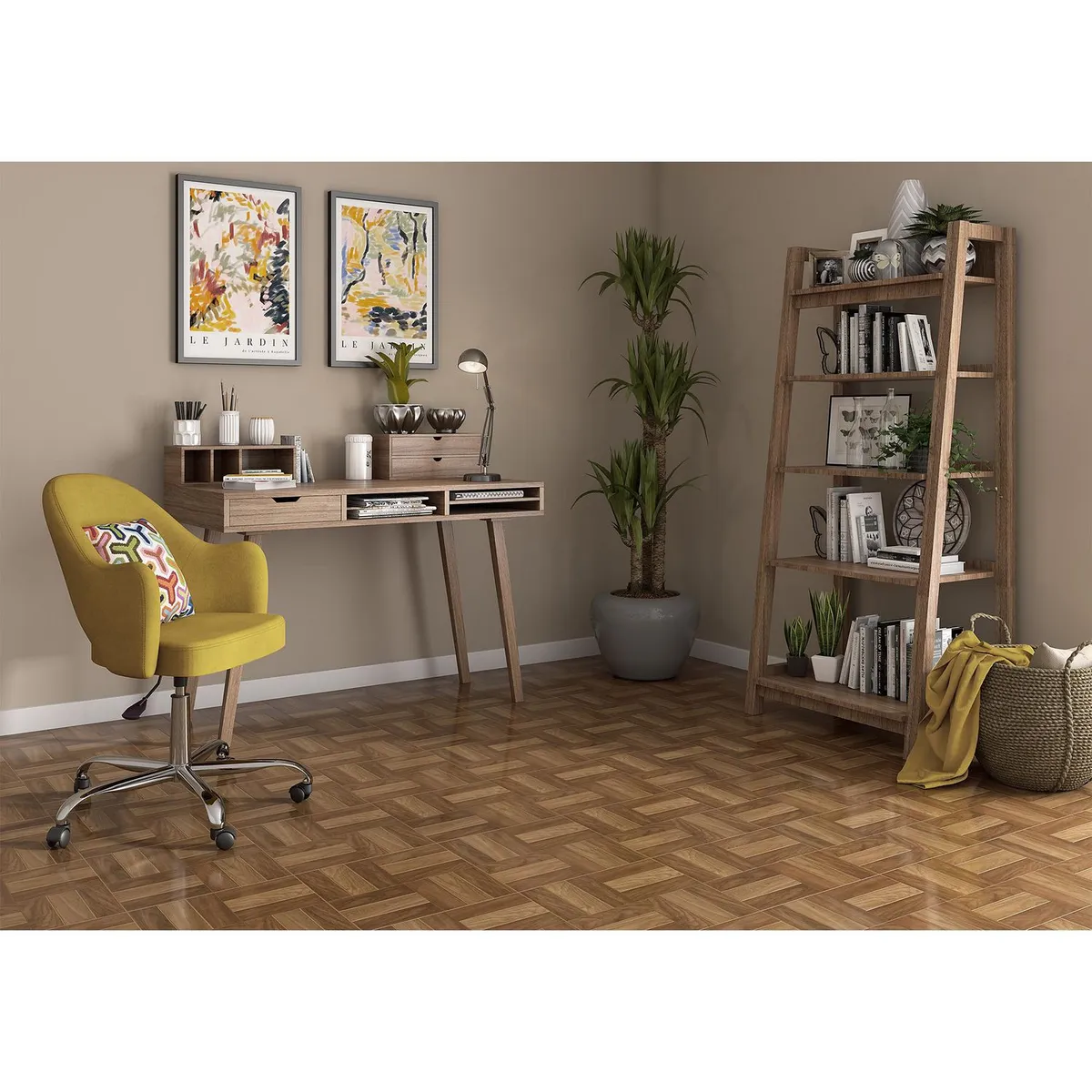 Porcelanite - Piso Cerámico 36x36 pecan café 2.01