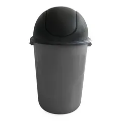 Bote de Basura Danés Plástico con Tapa tipo Balancin 25L Gris