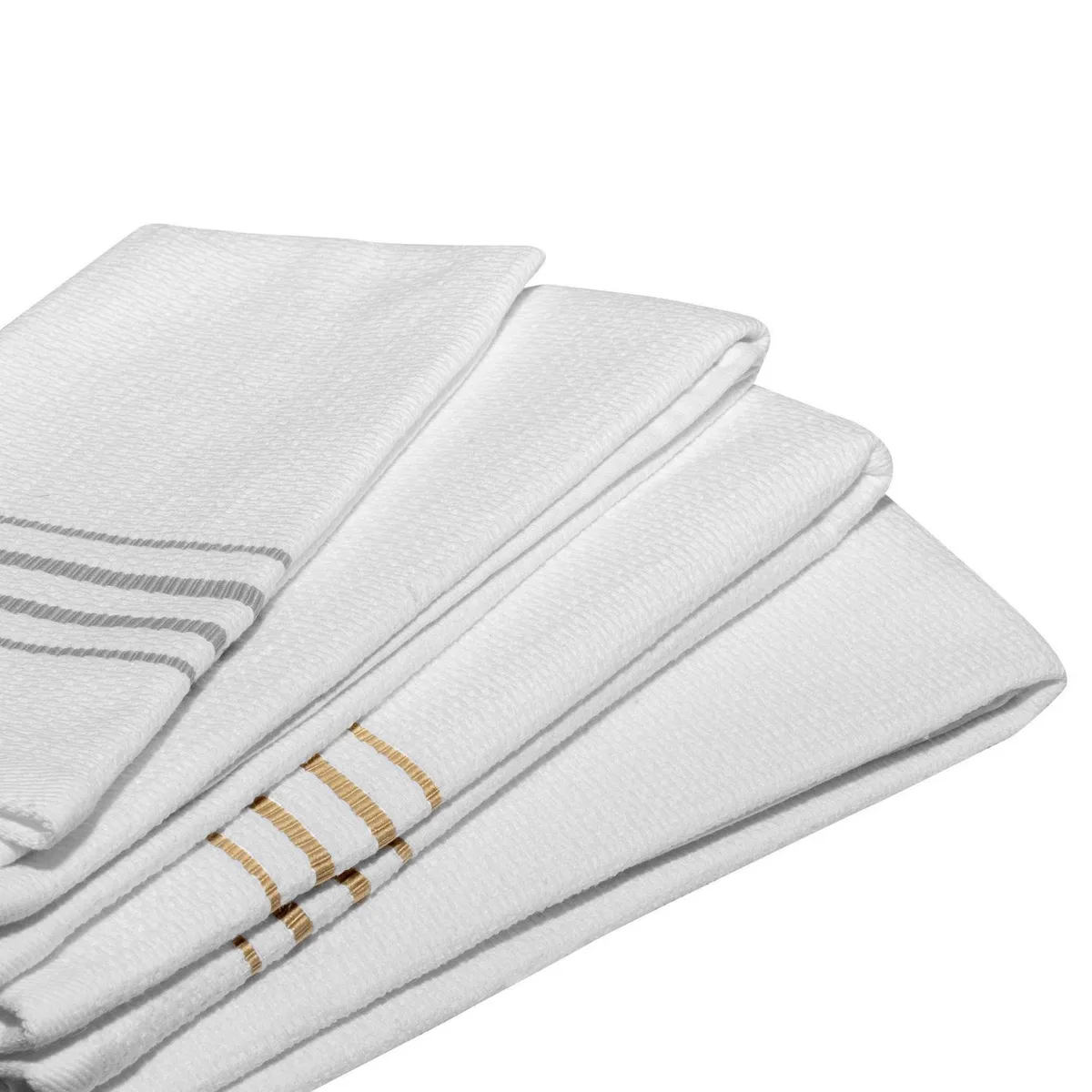 ** Marca Nueva ** - Toalla para cocina blanca 4 piezas