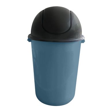 Bote de Basura Dan�s Pl�stico con Tapa tipo Balancin 25L Azul