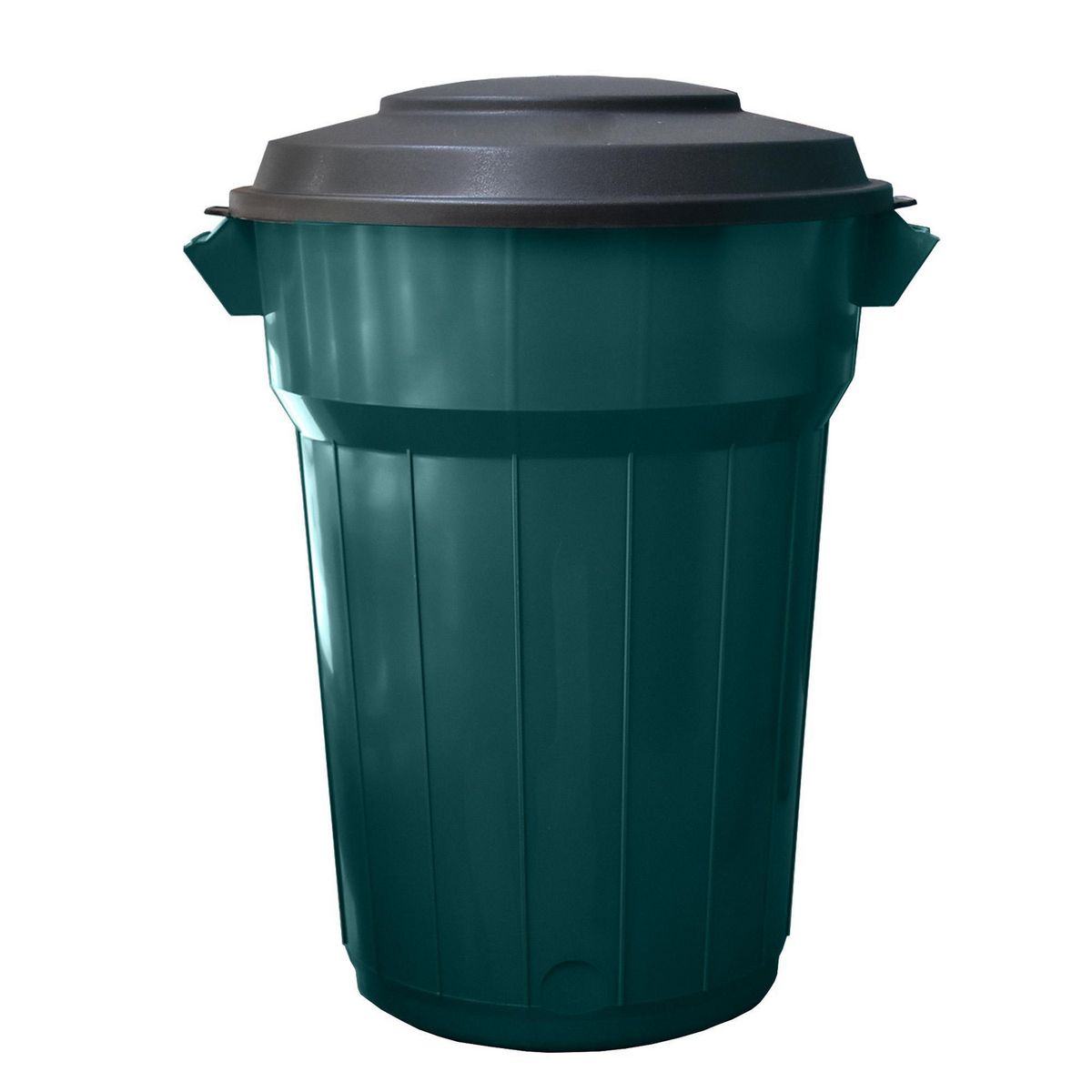 Bote de Basura Plástico con Tapa de 90L Verde, marca Alica - Foto Principal