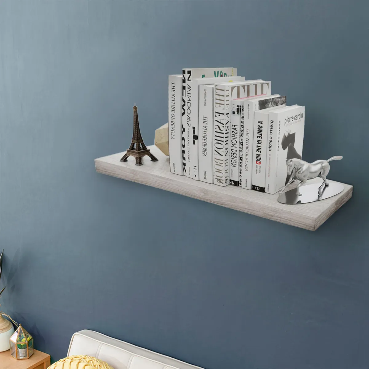 Maderkit - Repisa flotante ceniza 60 cm