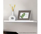 Repisa flotante blanca 90 cm