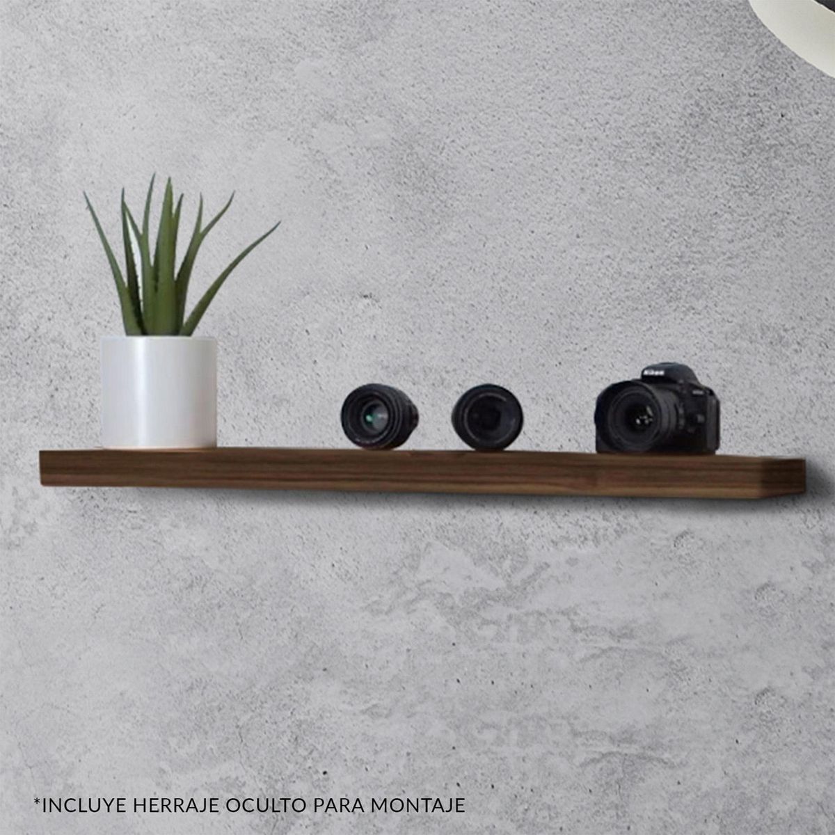 Maderkit - Repisa flotante gales 60 cm