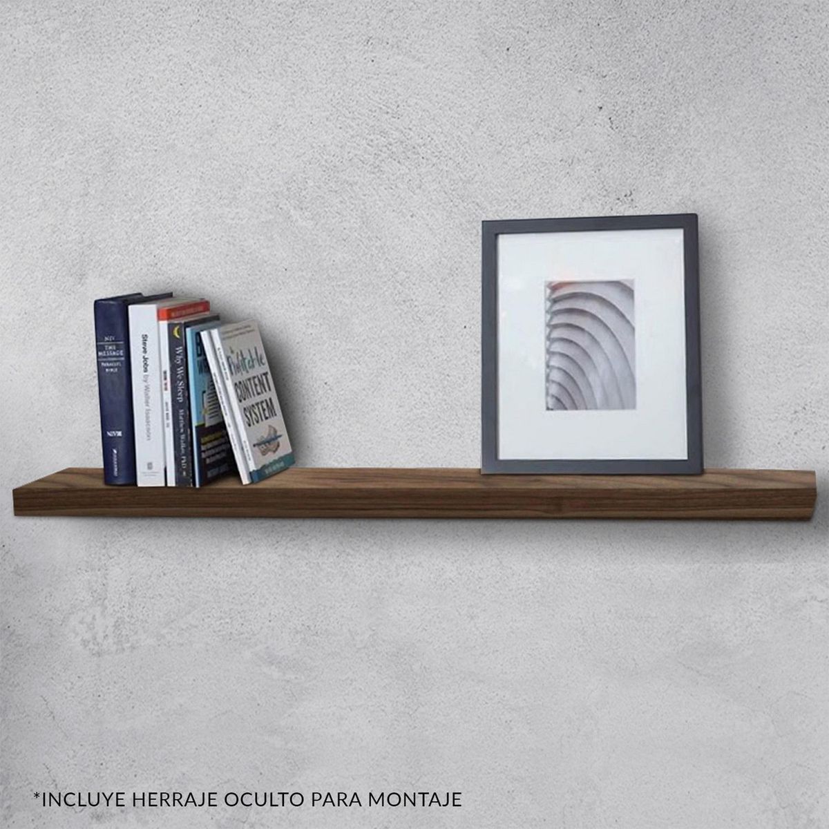 Maderkit - Repisa flotante gales 90 cm